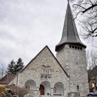 Château-d'Oex Anglik. Petruskirche